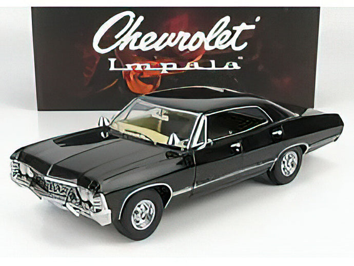 CHEVROLET - IMPALA SPORT COUPE 1967 - BLACK /Greenlight 1/18 ミニカー