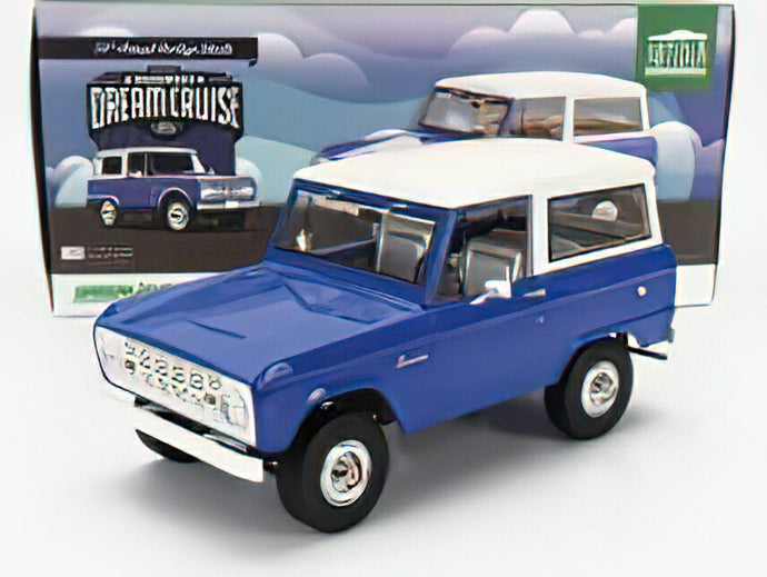 FORD USA - BRONCO 1966 - BLUE WHITE /Greenlight  1/18 ミニカー
