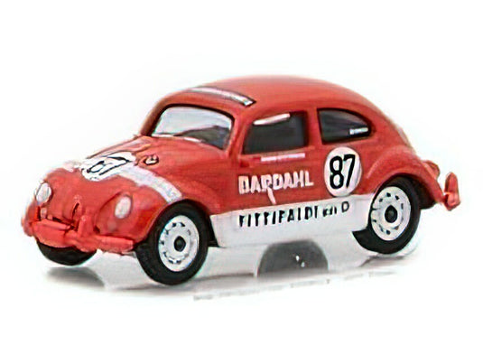 VOLKSWAGEN - BEETLE 1600 N 87 BARDAHL RACING 1967 FITTIPALDI - RED WHITE /Greenlight 1/64 ミニカー