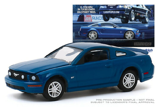 【予約】5月以降発売予定2009 Ford Mustangマスタング GT - "0-178 MPH In 7.9 Seconds. On Street Tires" /Greenlight 1/64 ミニカー