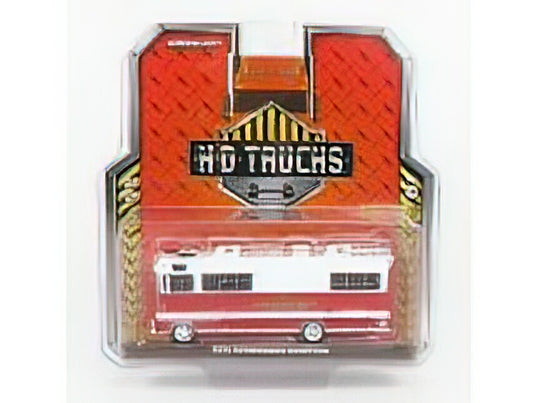 WINNEBAGO - CHIEFTAN CAMPER FIRE ENGINE DEPARTMENT COMMAND UNIT 1973 - WHITE RED /Greenlight 1/64 ミニカー