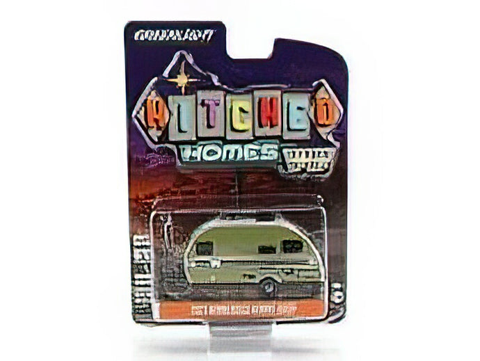 TRAILER - WINNEBAGO WINNIE DROP ROULOTTE 2017 - GREEN WHITE /Greenlight 1/64 ミニカー