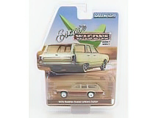 PONTIAC - GRAND LE MANS SAFARI STATION WAGON 1976 - GOLD WOOD /Greenlight 1/64 ミニカー