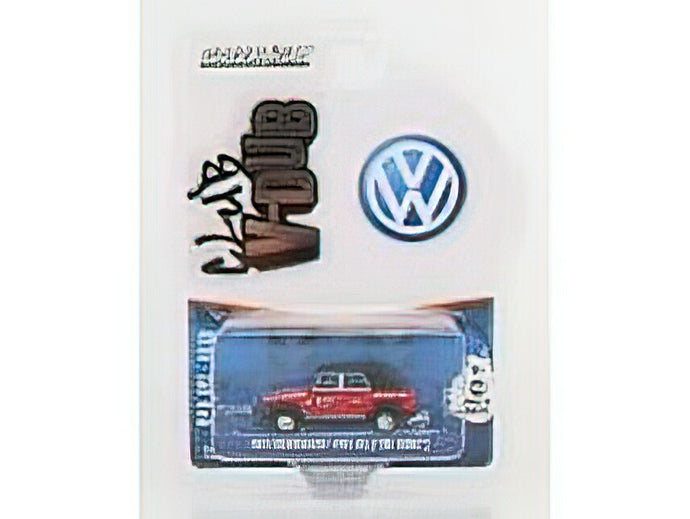 VOLKSWAGEN - TYPE 181 CABRIOLET CLOSED N 74 1974 - RED BLACK /Greenlight 1/64 ミニカー