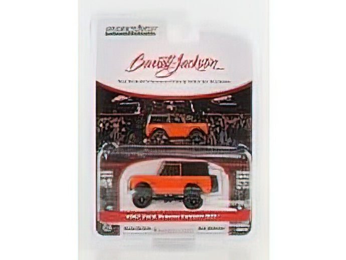 FORD USA - BRONCO CUSTOM SUV 1967 - BARRETT JACKSON - ORANGE BLACK /Greenlight 1/64 ミニカー