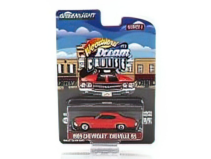CHEVROLETシボレー CHEVELLE SS COUPE 1969 - RED BLACK /Greenlight 1/64 ミニカー