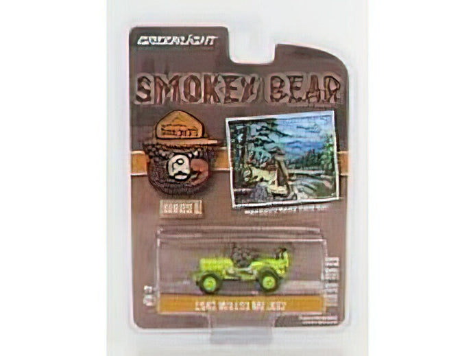 JEEP - WILLYS MB 1942 - SMOKEY BEAR - YELLOW /Greenlight 1/64 ミニカー