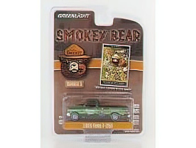 FORD USA - F-250 PICK-UP 1995 - SMOKEY BEAR - 2 TONE GREEN /Greenlight 1/64 ミニカー