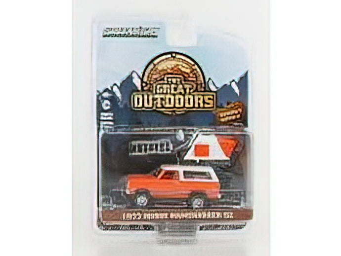 DODGE - RAMCHARGER SE 1977 - THE GREAT OUTDOORS - ORANGE WHITE /Greenlight 1/64 ミニカー