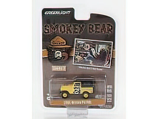 NISSAN - PATROL CLOSED 1965 - SMOKEY BEAR - YELLOW BLACK /Greenlight 1/64 ミニカー