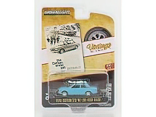 DATSUNダットサン - 510 SKI 1970 - LIGHT BLUE /Greenlight 1/64 ミニカー
