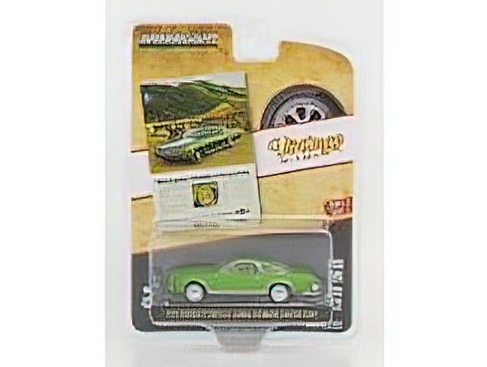 CHEVROLETシボレー CHEVELLE LAGUNA COLONNADE HARD-TOP COUPE 1973 - GREEN /Greenlight 1/64 ミニカー