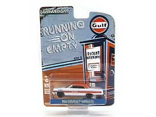 CHEVROLETシボレー Impalaインパラ SS GULF OIL 1964 - LIGHT BLUE ORANGE /Greenlight  1/64 ミニカー