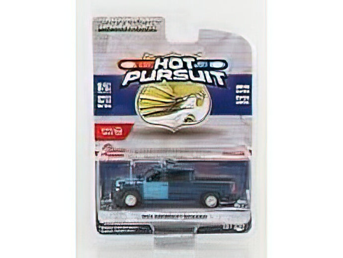 CHEVROLETシボレー SILVERADO PICK-UP POLICE 2021 - 2 TONE BLUE /Greenlight 1/64 ミニカー