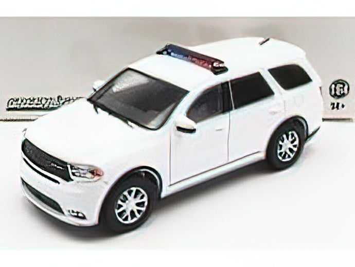 DODGE - DURANGO PURSUIT POLICE 2022 - WHITE /Greenlight 1/64 ミニカー