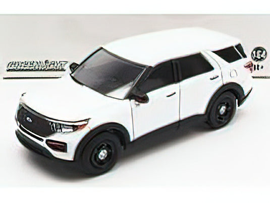 FORD USA - UTILITY POLICE INTERCEPTOR 2022 - WHITE /Greenlight 1/64 ミニカー