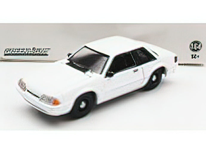FORD USA - MUSTANG SSP POLICE 1987 - WHITE /Greenlight 1/64 ミニカー