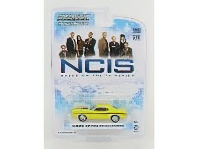 DODGE - CHALLENGER R/T 383 MAGNUM NCIS 1970 - YELLOW BLACK /Greenlight 1/64 ミニカー