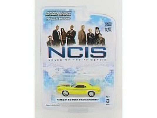 DODGE - CHALLENGER R/T 383 MAGNUM NCIS 1970 - YELLOW BLACK /Greenlight 1/64 ミニカー
