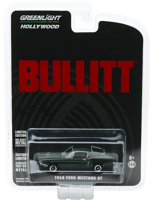 Bullitt's 1968 Ford Mustangマスタング GT - Bullitt (1968) /Greenlight 1/64 ミニカー
