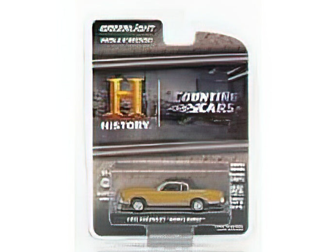 CHEVROLETシボレー MONTECARLO 1972 - COUNTING CARS - GOLD BLACK /Greenlight 1/64 ミニカー