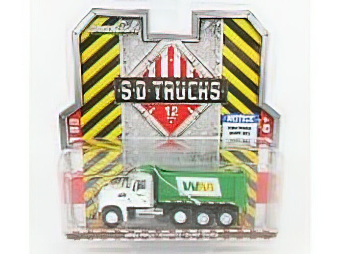 MACK - GRANITE DUMP TRUCK CASSONE RIBALTABILE 4-ASSI 2020 - WHITE GREEN /Greenlight 1/64 ミニカー