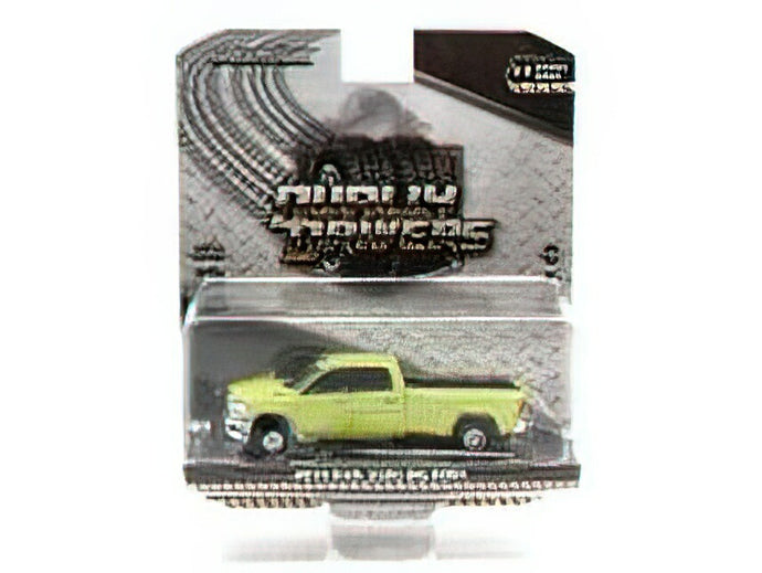 DODGE - RAM 3500 PICK-UP DOUBLE CABINE BIG HORN 2019 - YELLOW /Greenlight 1/64 ミニカー