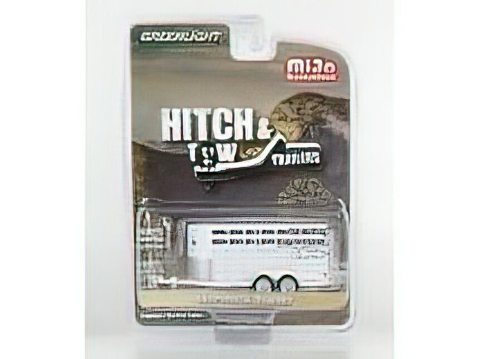 TRAILER - LIVESTOCK TRAILER - TRASPORTO ANIMALI BESTIAME - WHITE /Greenlight 1/64 ミニカー