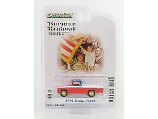 DODGE - D-200 PICK-UP 1962 - RED WHITE BLUE /Greenlight 1/64 ミニカー