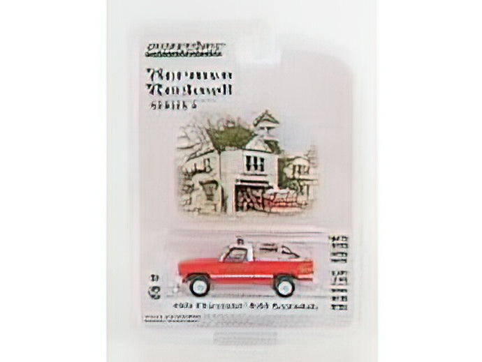 CHEVROLETシボレー K20 PICK-UP SCOTTSDALE FIRE ENGINE 1981 - RED WHITE /Greenlight 1/64 ミニカー