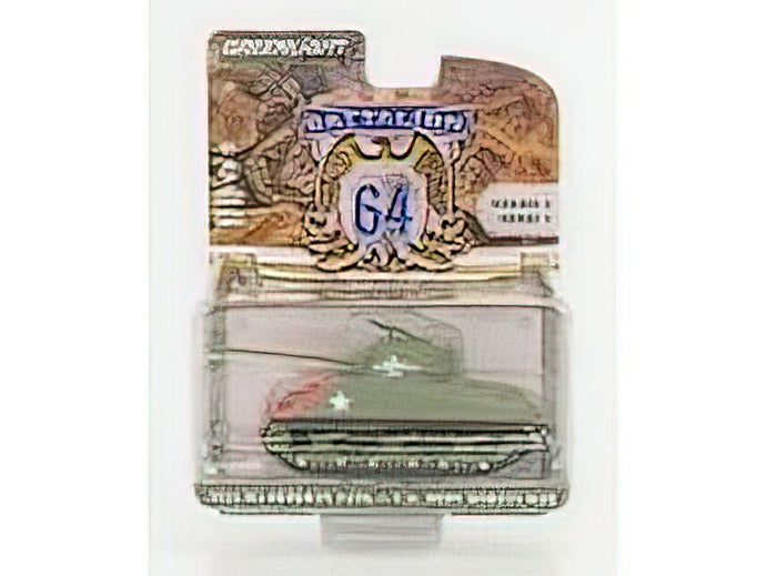 TANK - M4 SHERMAN USA ARMY KOREAN WAR 1952 - MILITARY GREEN /Greenlight 1/64 ミニカー