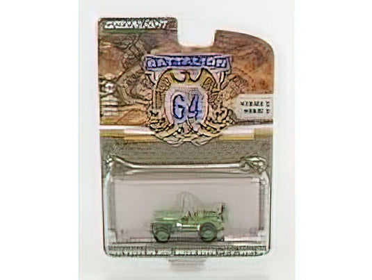 JEEP - WILLYS MB US ARMY 1942 - MILITARY GREEN /Greenlight 1/64 ミニカー