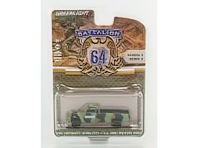 CHEVROLETシボレー M1008 PICK-UP OPEN CUCV MILITARY POLICE 1985 - CAMOUFLAGE /Greenlight 1/64 ミニカー