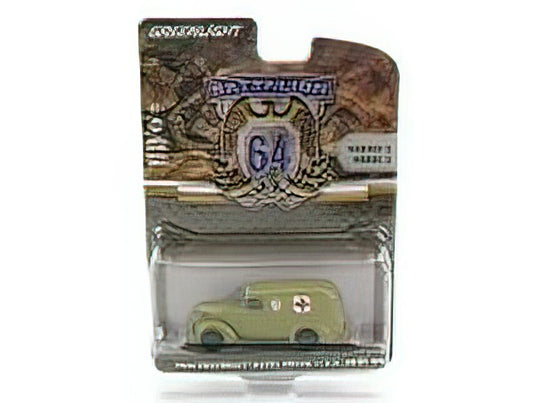 CHEVROLETシボレー PANEL TRUCK U.S. ARMY AMBULANCE 1939 - MILITARY GREEN /Greenlight 1/64 ミニカー