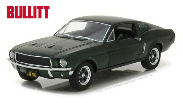 1968 Ford Mustangマスタング GT Fastback スティーブ・マックイーン Bullitt (1968) /Greenlight 1/24 ミニカー