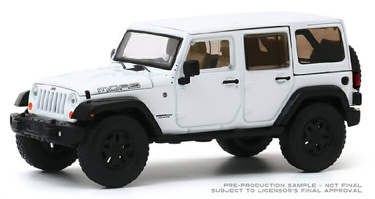 2013 Jeep Wrangler Unlimited MOAB in Bright White /Greenlight 1/43 ミニカー