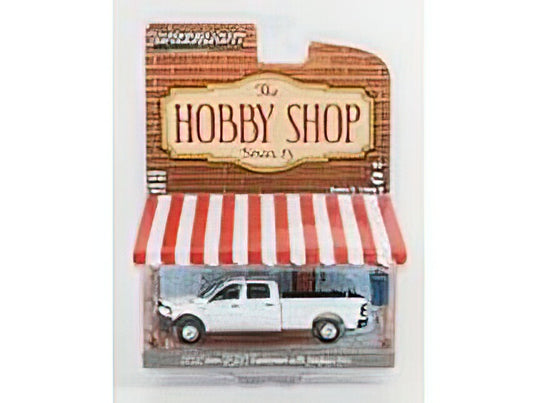 DODGE - RAM 2500 DOUBLE CABINE PICK-UP WITH GARBAGE BIN 2021 - WHITE /Greenlight 1/64 ミニカー