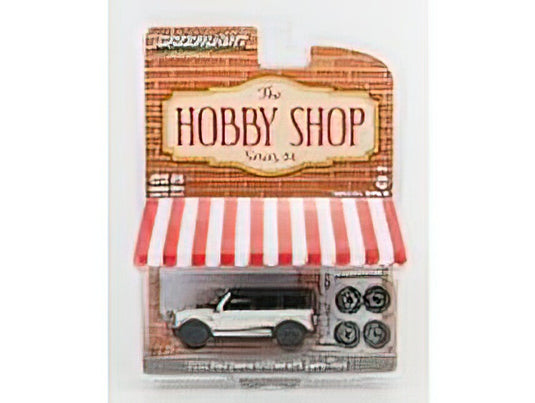FORD USA - BRONCO WILDTRACK WITH SPARE TIRES 2021 - WHITE BLACK /Greenlight 1/64 ミニカー