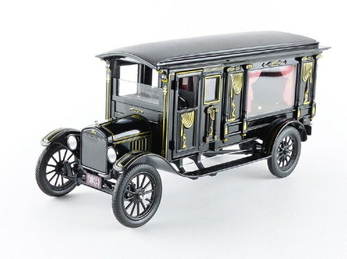 FORD USA - MODEL-T 1921 - HEARSE - CARRO FUNEBRE CON BARA - FUNERAL CAR WITH COFFIN /Greenlight PRECISION COLLECTION 1/18 ミニカー