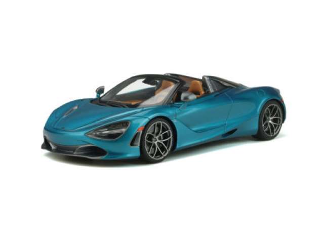 【予約】4月以降発売予定2018 McLaren 720S Spider *レジンシリーズ *, belize blue /GTスピリット 1/18 ミニカー