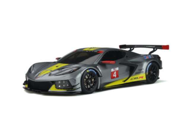 【予約】5月以降発売予定2020 Chevrolet Corvette C8.R #4 Presentation *レジンシリーズ *, grey/yellow /GTスピリット 1/18 ミニカー