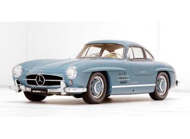 【予約】5月以降発売予定1954 Mercedes Benz 300SL  light blue レジンシリーズ /GTスピリット 1/12 ミニカー