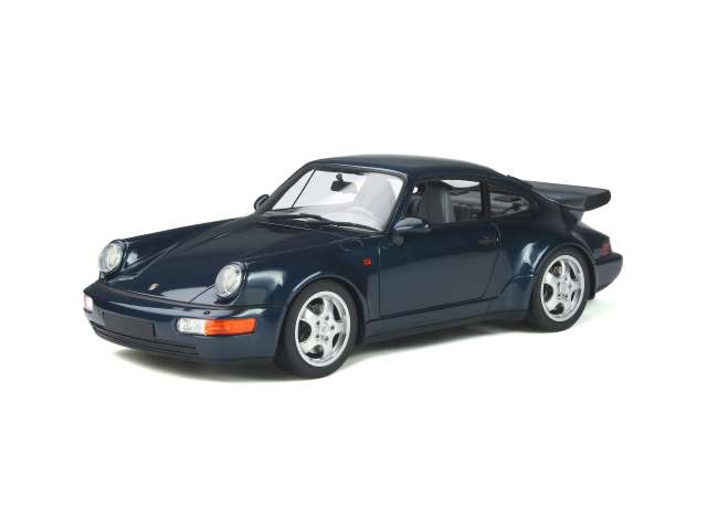 【予約】4月以降発売予定1991 Porsche 911 (964) Turbo 3.3 *レジンシリーズ *, amazon green /GTスピリット 1/18 ミニカー