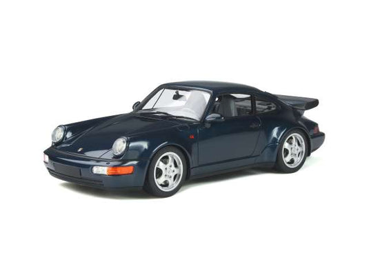 【予約】4月以降発売予定1991 Porsche 911 (964) Turbo 3.3 *レジンシリーズ *, amazon green /GTスピリット 1/18 ミニカー