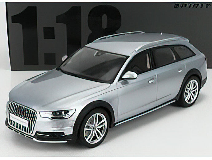 AUDIアウディA6 (C7) ALLROAD 2019 - FLORET SILVER /GTspirit 1/18 ミニカー