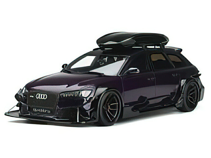 【予約】12月以降発売予定AUDIアウディA6 RS6 (C7) AVANT BODY KIT 2018 - PURPLE /GTspirit 1/18 ミニカー