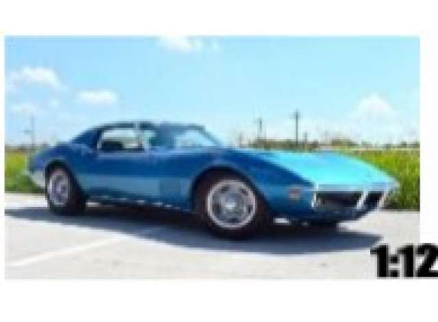 【予約】2020年3月以降発売予定Chevrolet Corvette C3  レジンシリーズ  le mans blue /GTスピリット  1/12 ミニカー