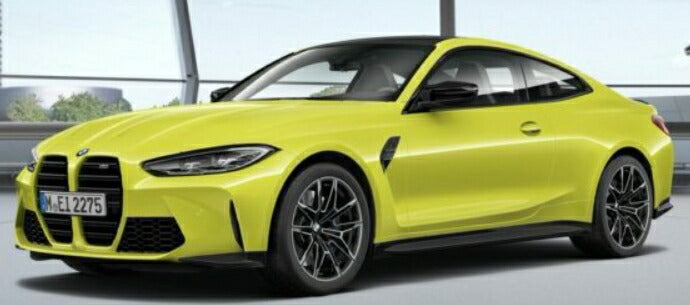 【予約】12月以降発売予定BMW 4-SERIES M4 COMPETITION COUPE (G82) 2021 SAO PAULO YELLOW  /GT Spirit 1/18 ミニカー