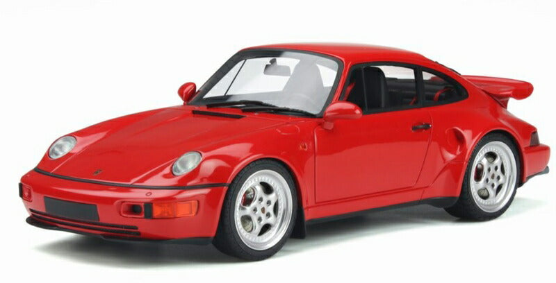 【予約】10月以降発売予定1994 Porsche 911 (964) Turbo S Flachbau *Resin Series*, guards red  /GT Spirit 1/18 ミニカー