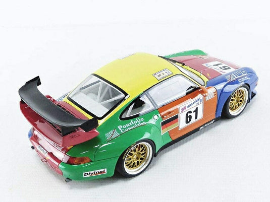 PORSCHE - 911 993 GT2 TEAM KRAUSS RACE SPORTS INTERNATIONAL N 61 24h LE MANS 1998 B.MULLER - M.TRUNK - E.PALMBERGER /GT Spirit 1/18 ミニカー